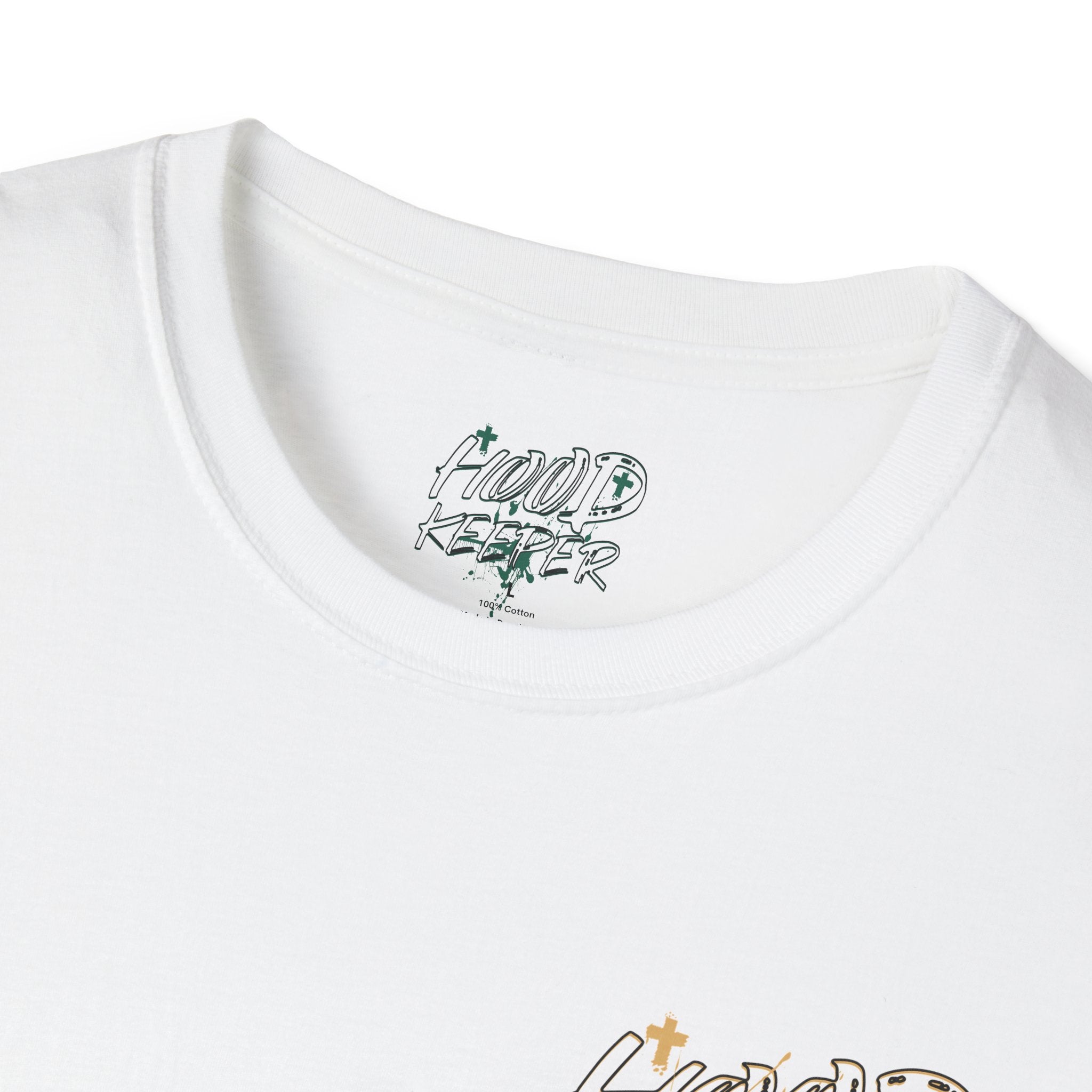 Hood Keeper Graphic T‑Shirt — Retro Street Art Skull Bench Design